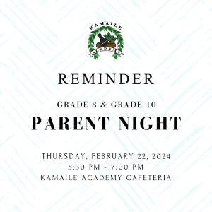 Parent Night
